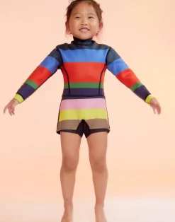 Cynthia Rowley Kids Stripe Wetsuit STMUL Hot