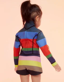 Cynthia Rowley Kids Stripe Wetsuit STMUL Hot