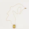 Cynthia Rowley Lemon Quartz with Amethyst Pendant New
