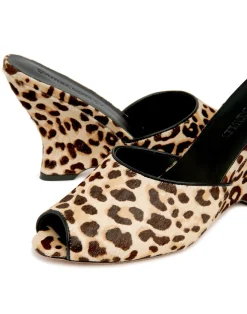 Cynthia Rowley Leopard Pony Hair Wedges LEOPD Sale