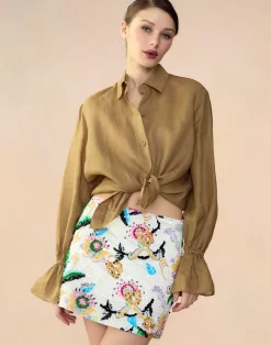 Cynthia Rowley Love Locket Skirt WHTML Discount