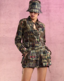 Cynthia Rowley Madrid Madras Shirt PLAID Online