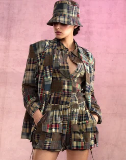 Cynthia Rowley Madrid Madras Shirt PLAID Online