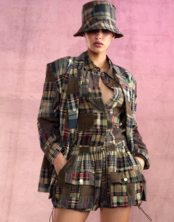 Cynthia Rowley Madrid Madras Shirt PLAID Online