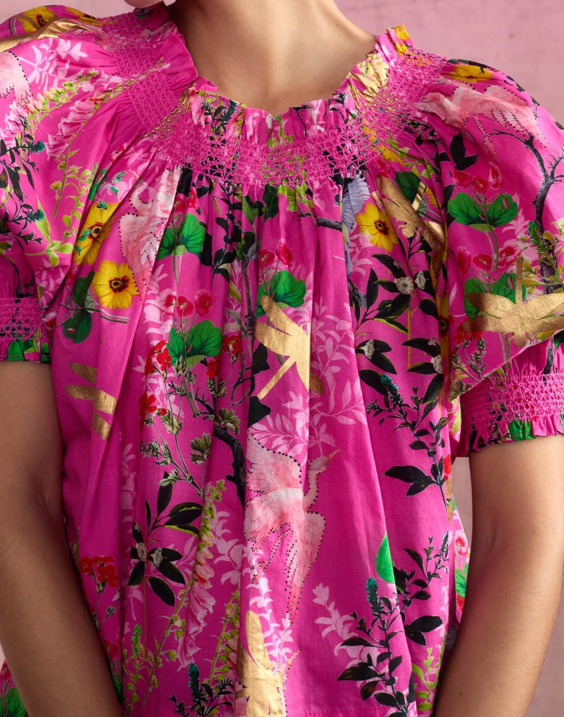 Cynthia Rowley Malta Off Shoulder Blouse PNKFL Best