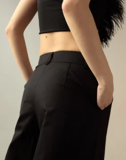 Cynthia Rowley Marbella Cotton Cargo Pant BLACK Hot