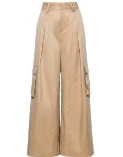 Cynthia Rowley Marbella Cotton Cargo Pant KHAKI Discount