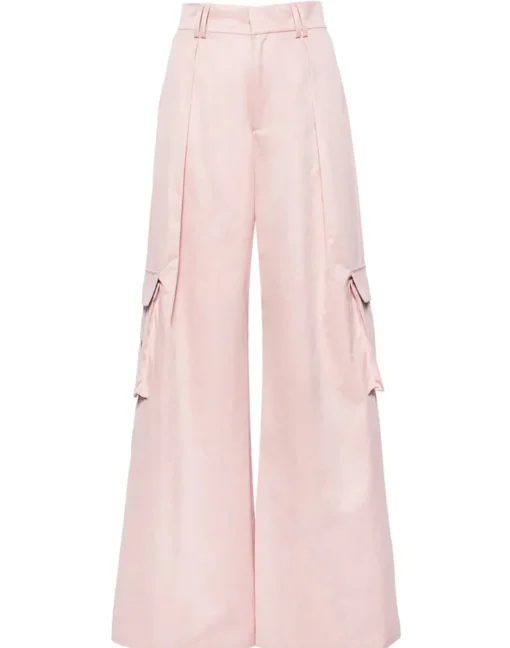 Cynthia Rowley Marbella Cotton Cargo Pant PINK Discount