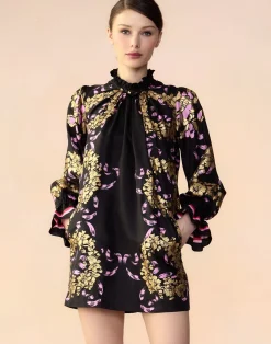 Cynthia Rowley Marseille Shift Dress BLKGD Best