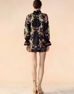 Cynthia Rowley Marseille Shift Dress BLKGD Best