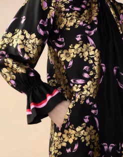 Cynthia Rowley Marseille Shift Dress BLKGD Best