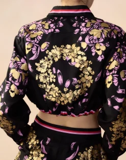 Cynthia Rowley Marseille Shirt BLKGD Hot