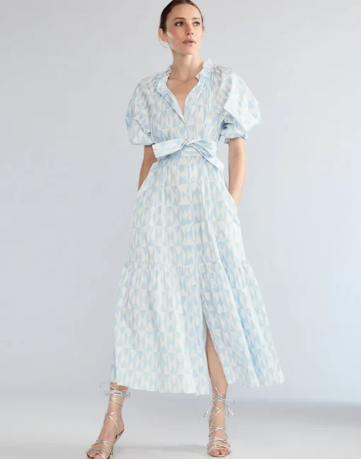 Cynthia Rowley Montauk Cotton Dress BLUWHT Online
