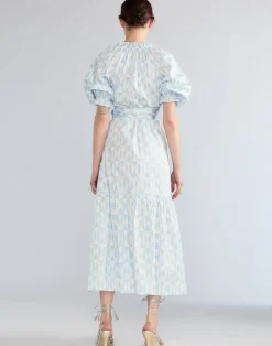 Cynthia Rowley Montauk Cotton Dress BLUWHT Online