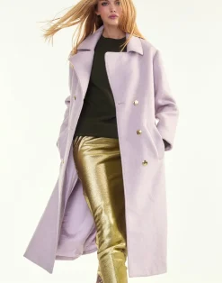 Cynthia Rowley Noa Wool Trench Coat LVNDR Outlet