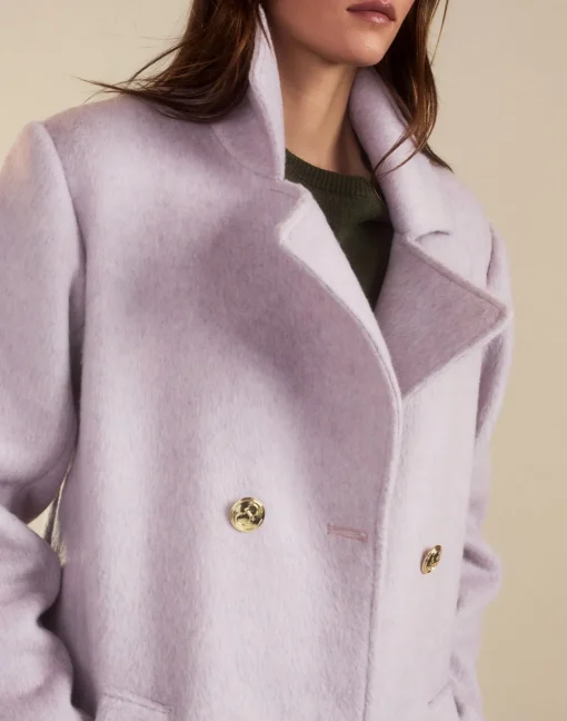 Cynthia Rowley Noa Wool Trench Coat LVNDR Outlet