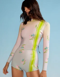 Cynthia Rowley Ombre Floral Wetsuit YPBOMB Hot