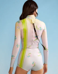 Cynthia Rowley Ombre Floral Wetsuit YPBOMB Hot