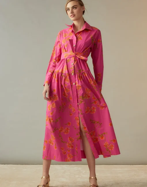 Cynthia Rowley Perennial Shirt Dress PNKFL Best