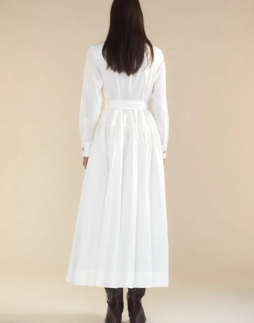 Cynthia Rowley Perennial Shirt Dress White Outlet