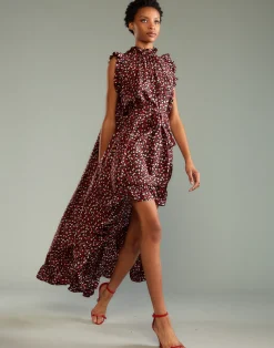 Cynthia Rowley Piper Silk Dress BLRDPK Best