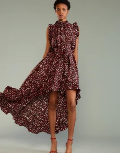 Cynthia Rowley Piper Silk Dress BLRDPK Best