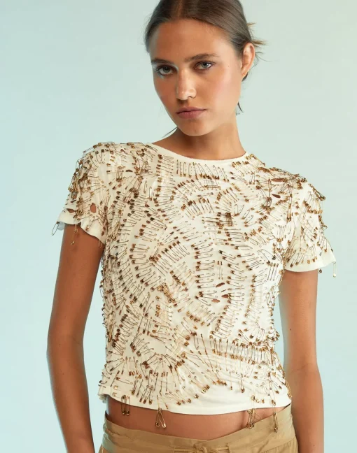 Cynthia Rowley Safety First Tee White Online