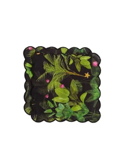 Cynthia Rowley Scallop Embroidered Edge Cocktail Napkin BTROP Outlet