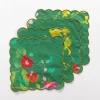 Cynthia Rowley Scallop Embroidered Edge Cocktail Napkin GRNFL Online