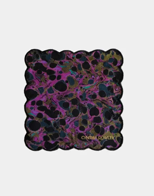 Cynthia Rowley Scallop Embroidered Edge Cocktail Napkin PPMAR Clearance