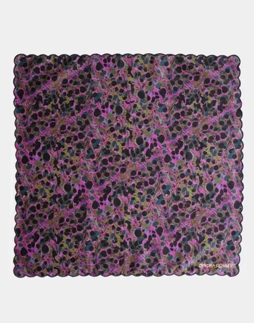 Cynthia Rowley Scallop Embroidered Edge Dinner Napkin PPMAR Clearance
