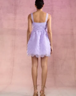 Cynthia Rowley Scalloped Petal Mini Dress LVNDR Hot