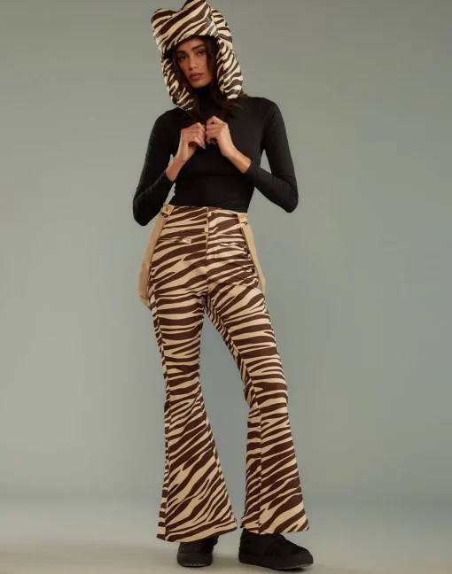Cynthia Rowley Slope Style Ski Pants ZEBRA Hot