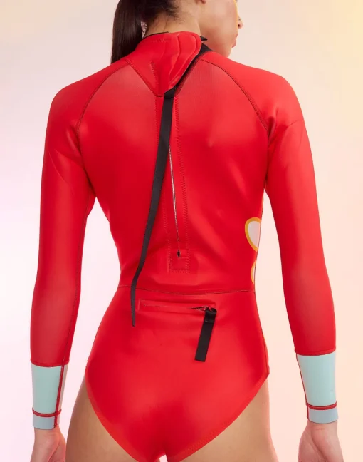 Cynthia Rowley Spring Daisy Wetsuit Red Online