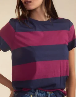 Cynthia Rowley Striped Tee RDNVY Clearance