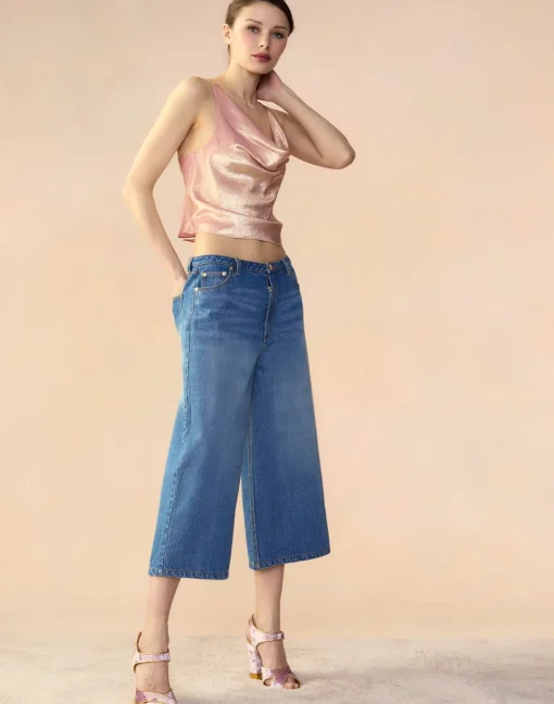 Cynthia Rowley Tommy Capri Denim Hot