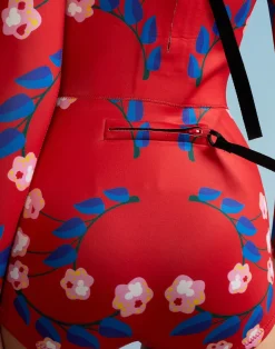 Cynthia Rowley Vine Floral Wetsuit RDVFLO New